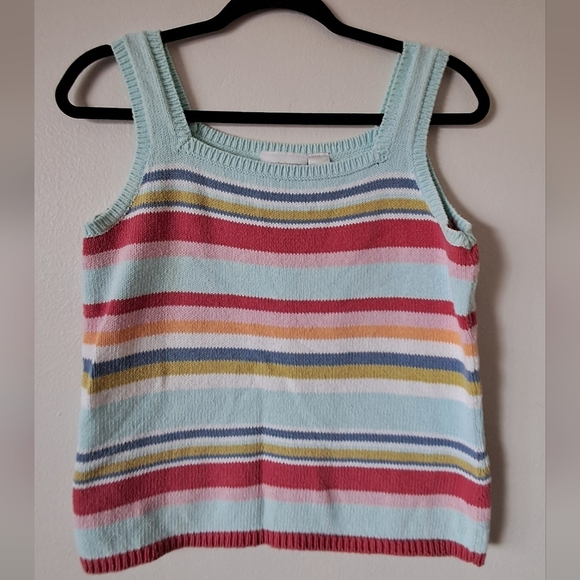 Liz Claiborne Tops - Liz Claiborne Multicolor Striped Knit Top